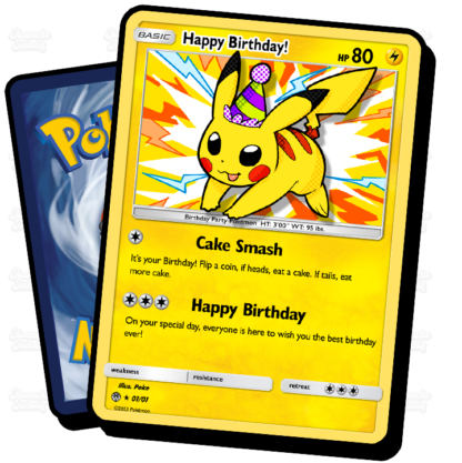 Feliz cumpleaños - Pikachu!