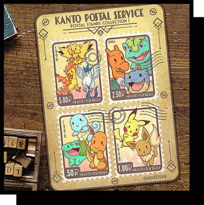 Servicio Postal Kanto - Timbres