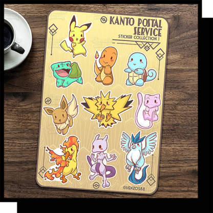 Servicio Postal Kanto - Stickers